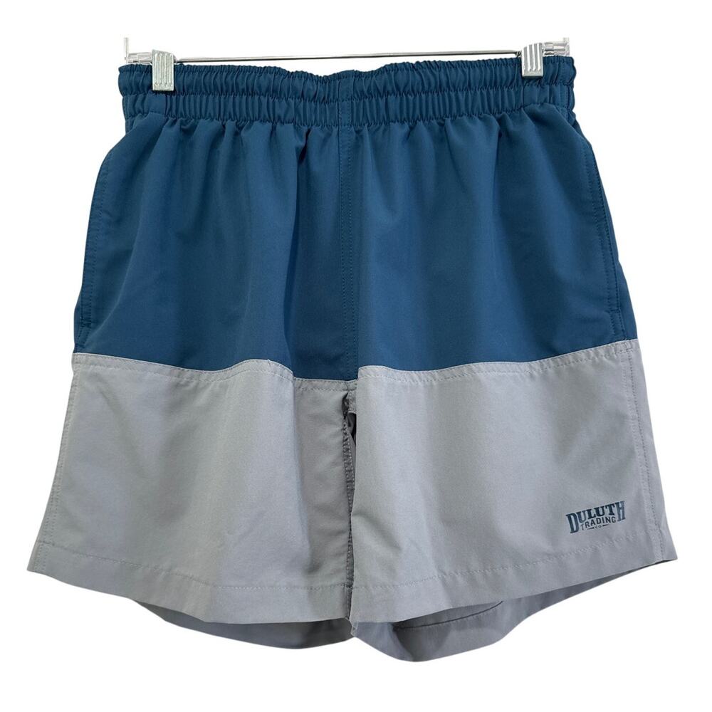 Duluth Swim Trunks Mens Size M Pier Genius UPF 50 Sun Protection Drawstring Pool